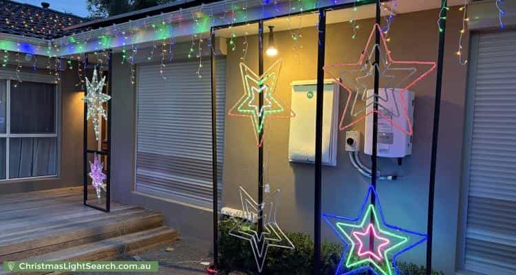 Christmas Light display at 1 Norman Avenue, Chelsea Heights