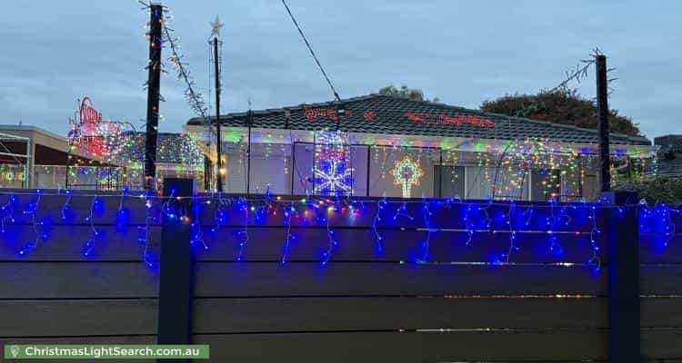 Christmas Light display at 1 Norman Avenue, Chelsea Heights