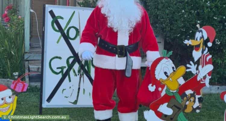 Christmas Light display at 9 Windridge Way, Kyneton