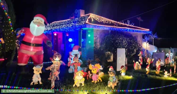 Christmas Light display at 9 Windridge Way, Kyneton