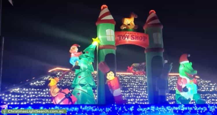 Christmas Light display at 9 Windridge Way, Kyneton