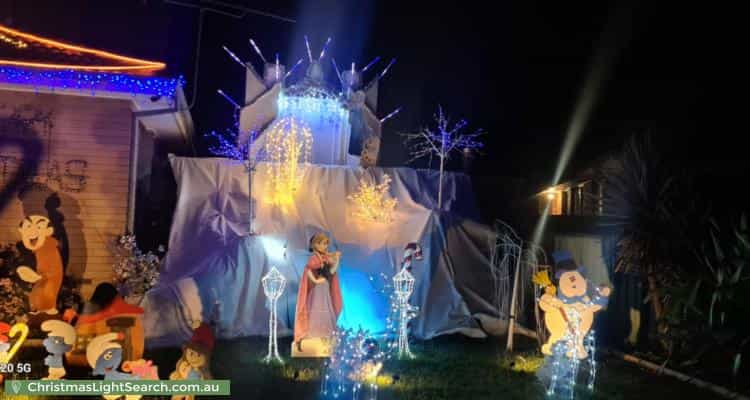 Christmas Light display at 9 Windridge Way, Kyneton