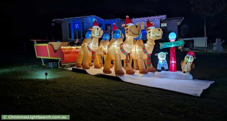 Christmas Light display at 28 Equestrian Drive, New Beith