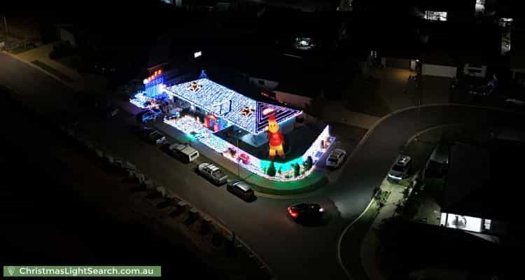 Christmas Light display at 22 Blackmountain Trail, Mount Peter