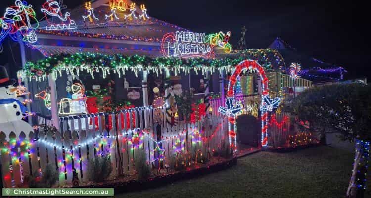 Christmas Light display at 7 Benarkin Close, Waterford