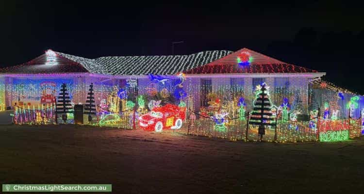 Christmas Light display at 29 Sunflower Crescent, Upper Caboolture