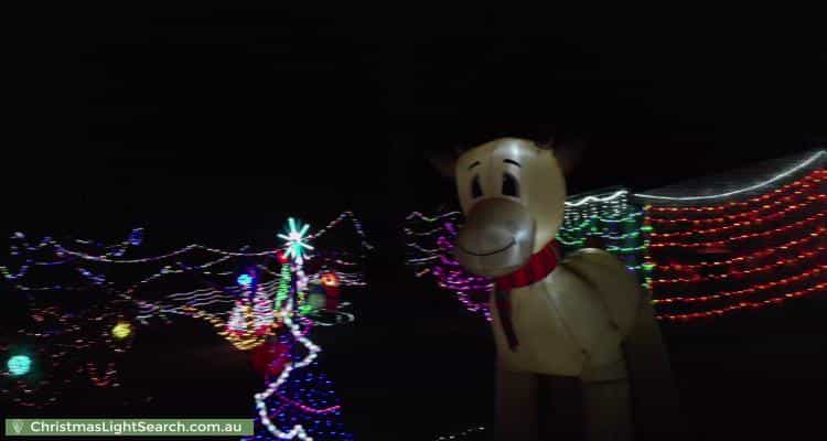 Christmas Light display at 16125 Pacific Highway, Koorainghat