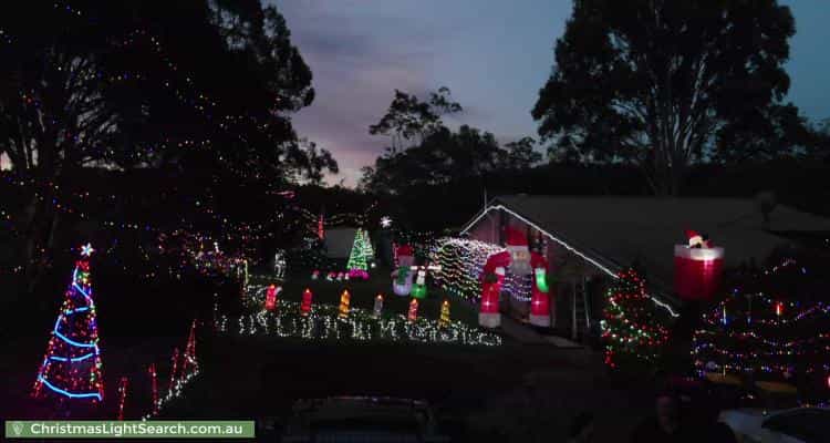 Christmas Light display at 16125 Pacific Highway, Koorainghat
