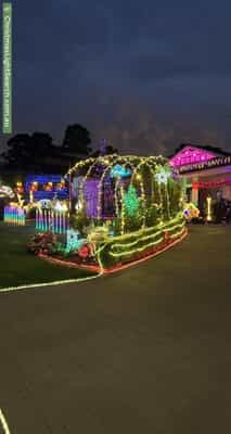 Christmas Light display at 4 Veronica Place, Narellan Vale