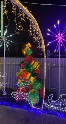 Christmas Light display at 50 Tiparra Avenue, Park Holme