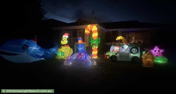 Christmas Light display at 5 Stoke Street, Deer Park