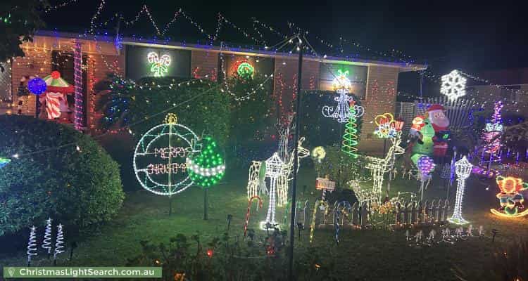 Christmas Light display at 65 Fitzpatrick Street, Wilsonton