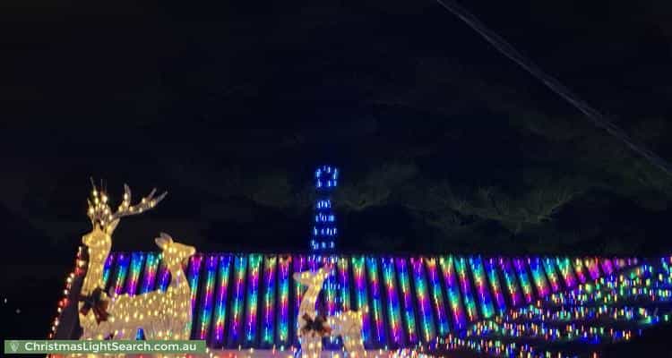 Christmas Light display at 23 Jindinga Way, Wanneroo