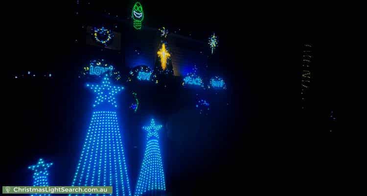 Christmas Light display at 275 Elizabeth Avenue, Clontarf