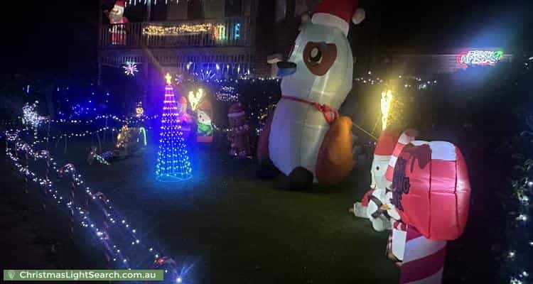 Christmas Light display at 1 Carinya Boulevard, Burnside