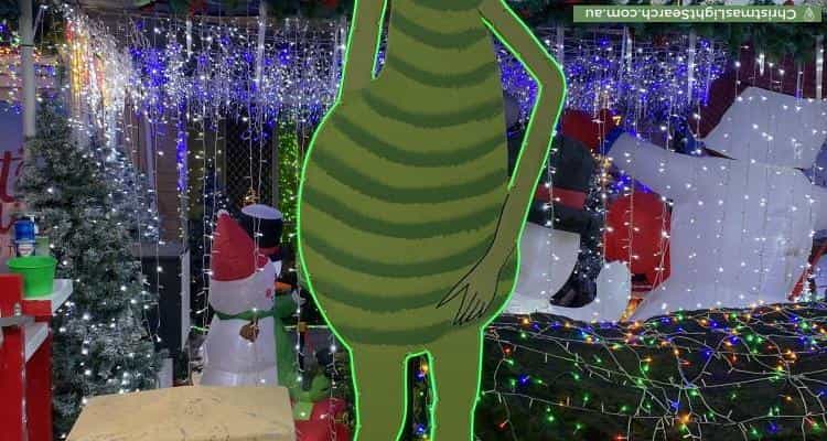 Christmas Light display at 33 Yorn Circuit, Beeliar
