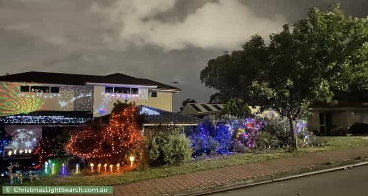 Christmas Light display at 4 Casuarina Avenue, Surrey Downs