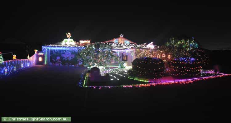 Christmas Light display at 21 Arbroath Circle, Kinross