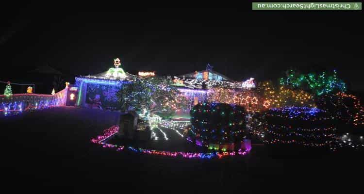 Christmas Light display at 21 Arbroath Circle, Kinross
