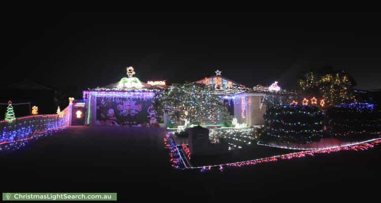 Christmas Light display at 21 Arbroath Circle, Kinross