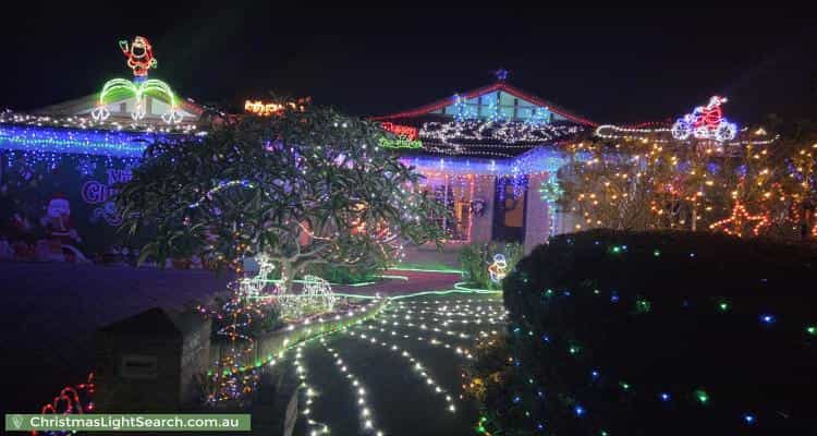 Christmas Light display at 21 Arbroath Circle, Kinross