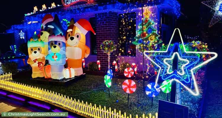 Mernda Christmas Lights Map and Lists: 50 Newington Parade Display ...