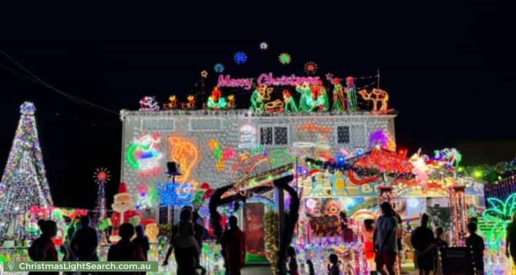 Christmas Light display at 1 Long Street, Clontarf