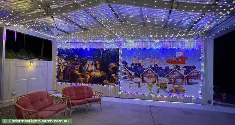 Christmas Light display at 89 Onkaparinga Road, Bridgewater