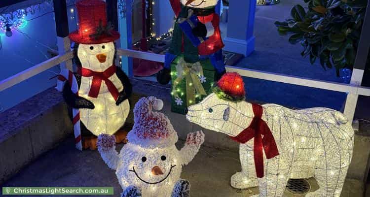 Christmas Light display at 89 Onkaparinga Road, Bridgewater