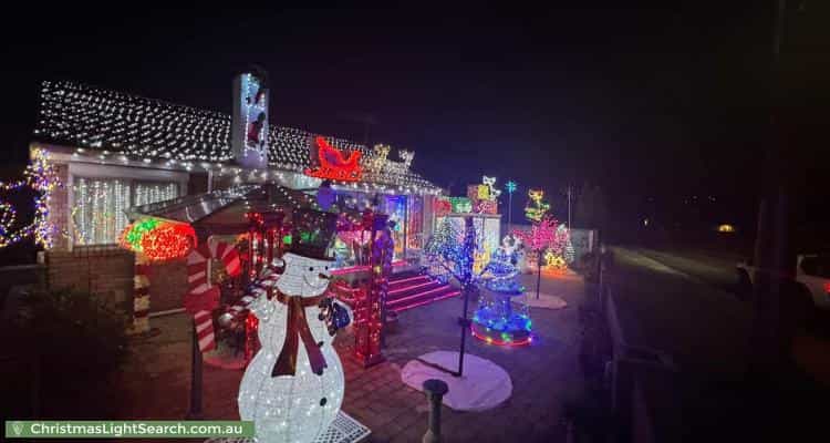 Christmas Light display at 6 Bounty Street, Warrane