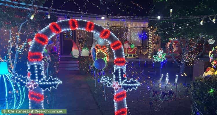Christmas Light display at 65 Fitzpatrick Street, Wilsonton