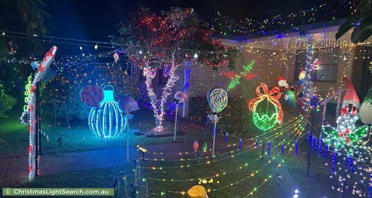 Christmas Light display at 65 Fitzpatrick Street, Wilsonton