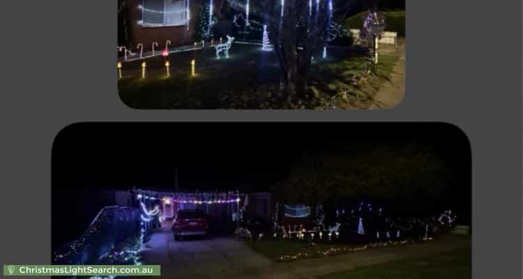 Christmas Light display at 6 Clay Street, Ararat