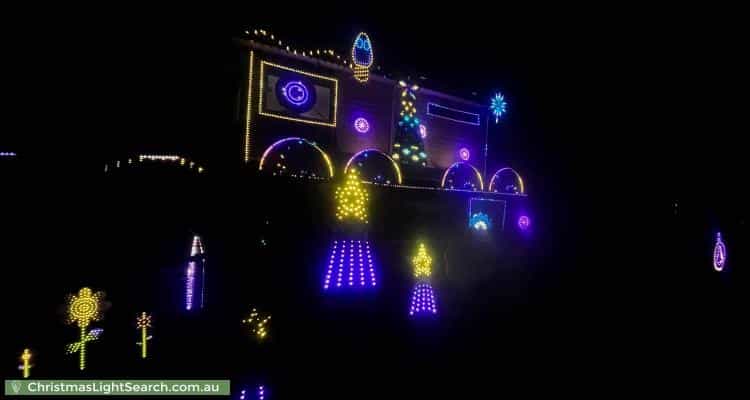 Christmas Light display at 275 Elizabeth Avenue, Clontarf