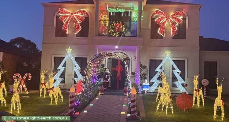Christmas Light display at 87 Shakespeare Avenue, Magill