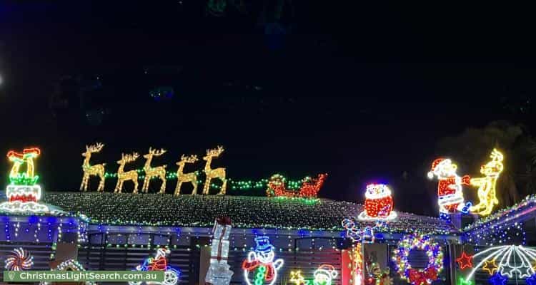 Christmas Light display at 10 Longreef Court, Albany Creek