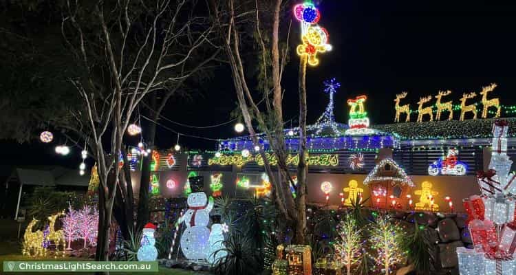 Christmas Light display at 10 Longreef Court, Albany Creek