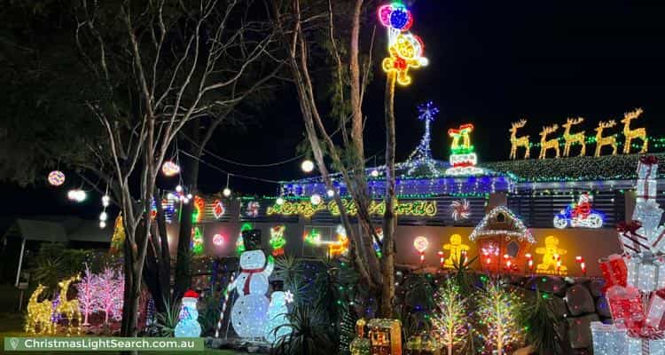 Christmas Light display at 10 Longreef Court, Albany Creek