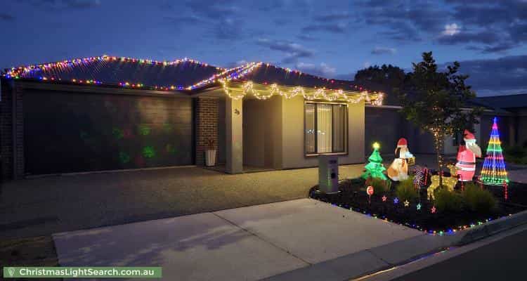 Christmas Light display at 25 Lagoon Circuit, Aldinga Beach