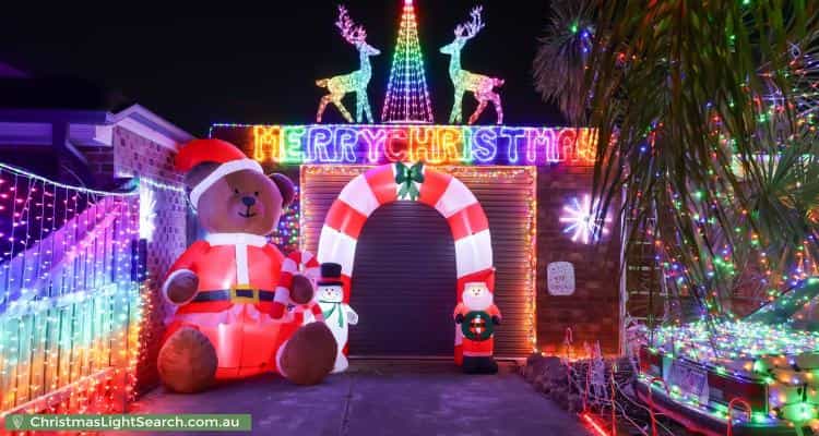 Christmas Light display at 53 Lawless Drive, Cranbourne North