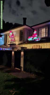 Christmas Light display at 45 Wentworth Street, Randwick