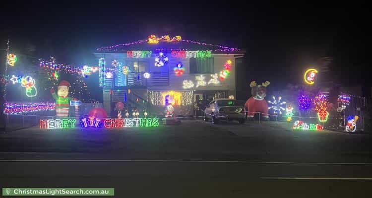 Christmas Light display at 55 Duffield Road, Kallangur