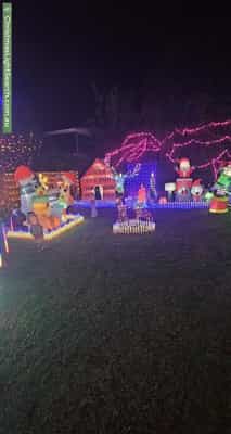 Christmas Light display at 20 Shenstone Place, Montrose