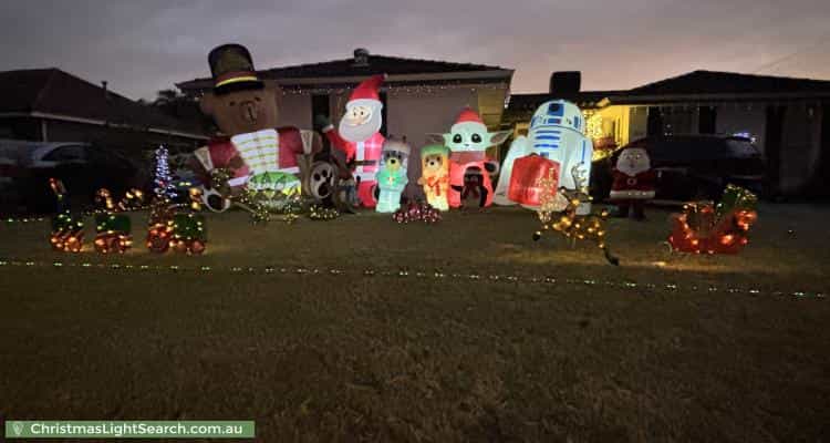Christmas Light display at 162 Coolgardie Avenue, Redcliffe