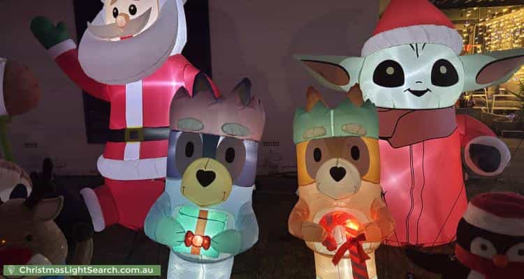 Christmas Light display at 162 Coolgardie Avenue, Redcliffe