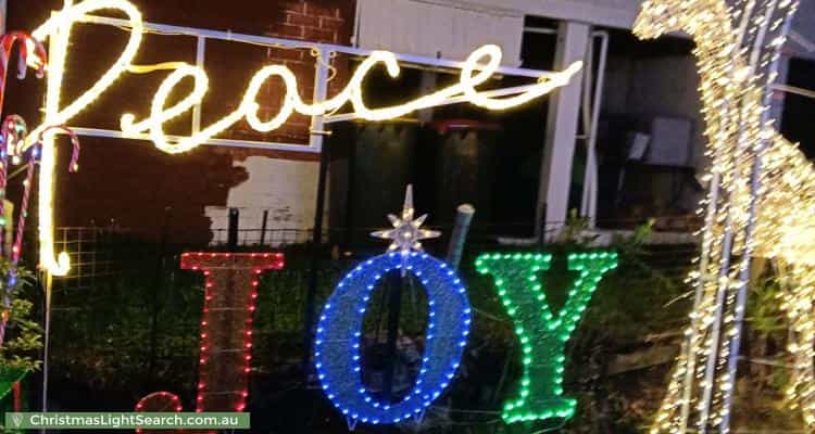 Christmas Light display at 101 Kempsie Road, Upper Mount Gravatt