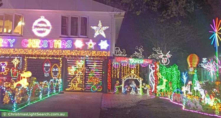 Christmas Light display at 101 Kempsie Road, Upper Mount Gravatt