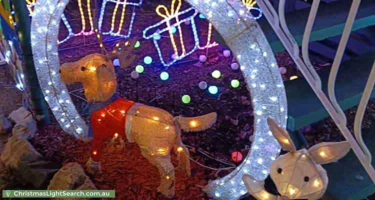 Christmas Light display at 101 Kempsie Road, Upper Mount Gravatt