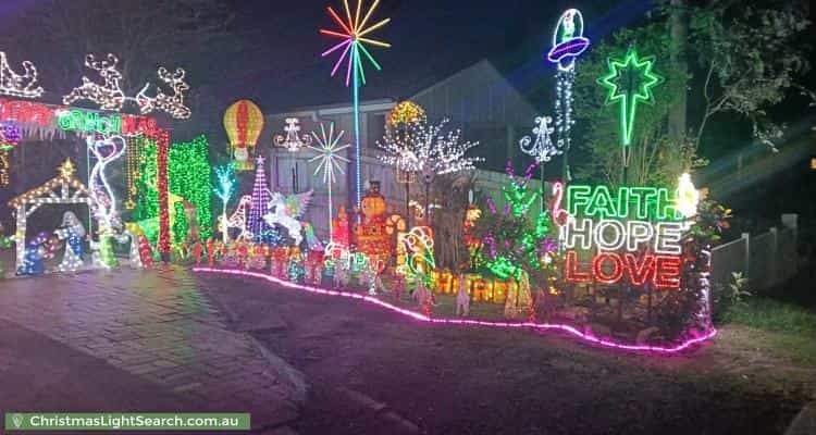 Christmas Light display at 101 Kempsie Road, Upper Mount Gravatt