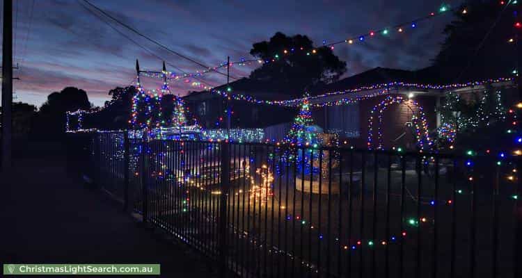 Christmas Light display at 303 Adelaide Road, Murray Bridge
